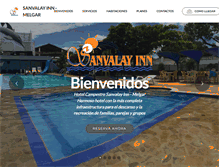 Tablet Screenshot of hotelsanvalay.com